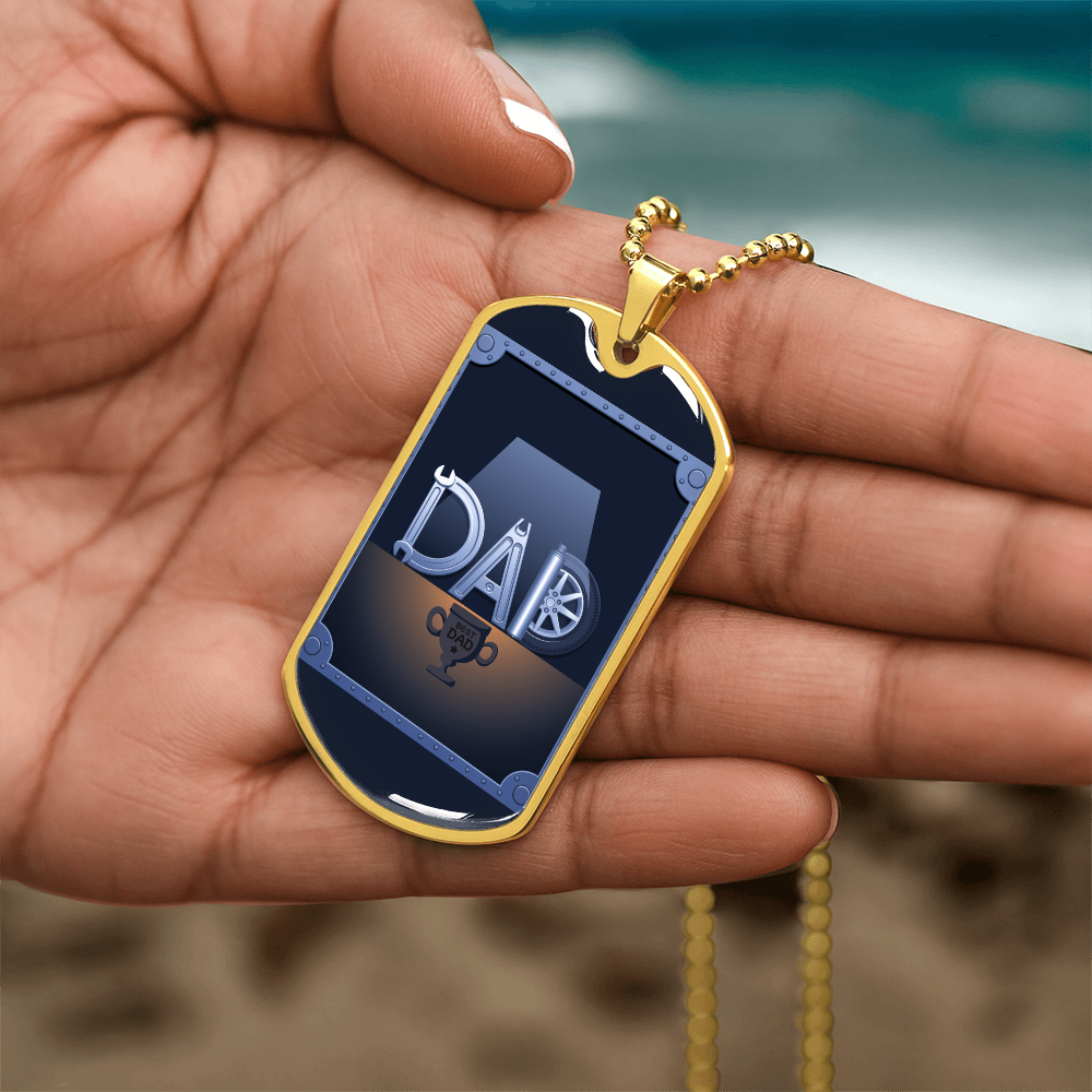 Father gift retirement custom personalized necklace fine jewelry