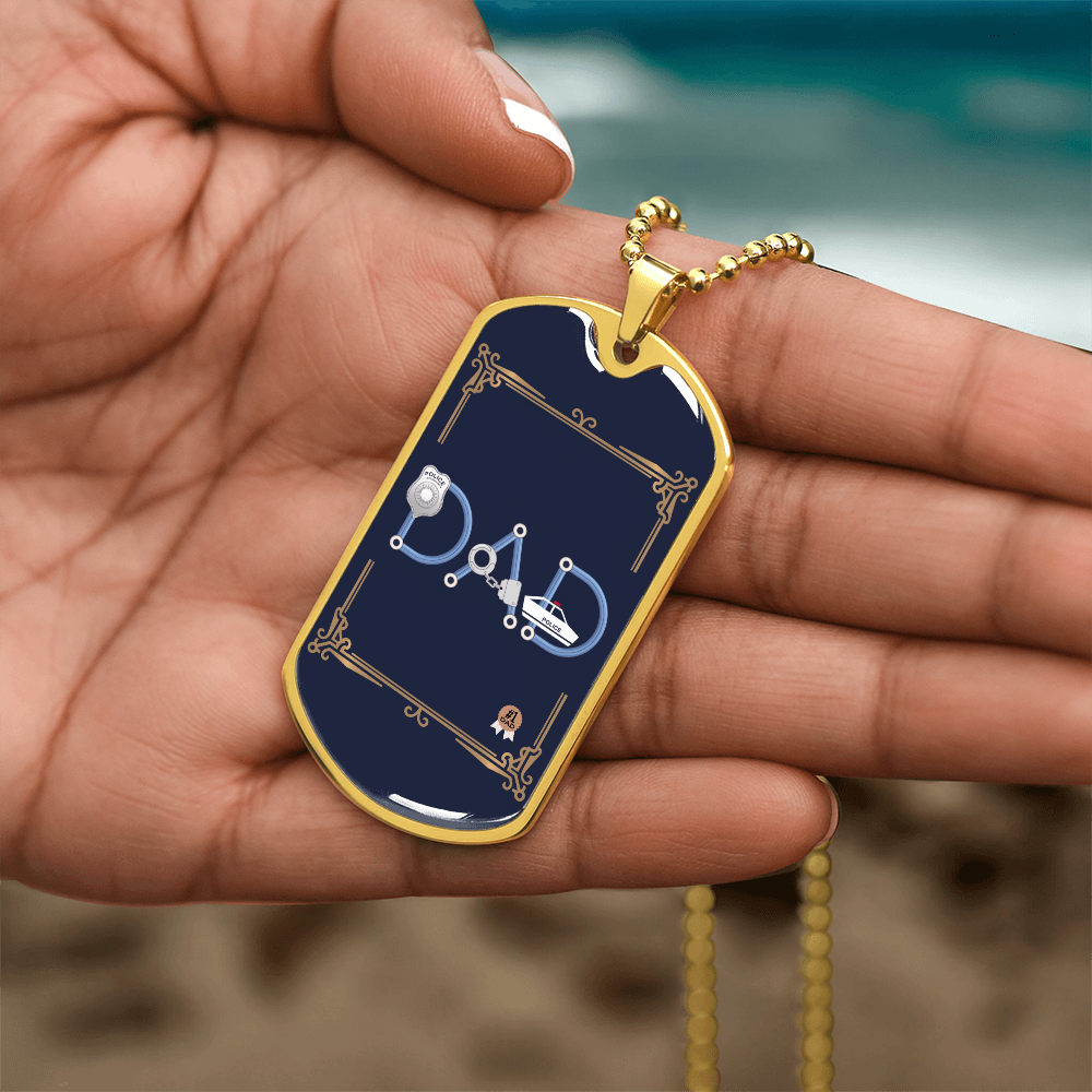 Father gift retirement personalized custom tag