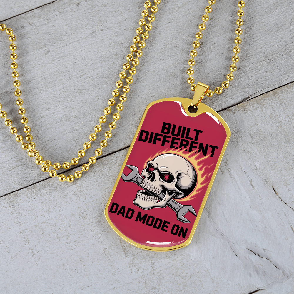 Father gift retirement personalized tag custom necklace fine jewelry