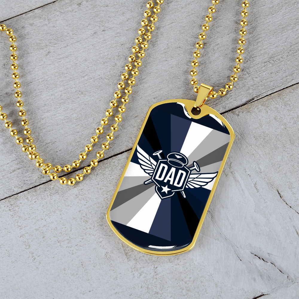 Father gift retirement personalized custom necklace fine jewelry
