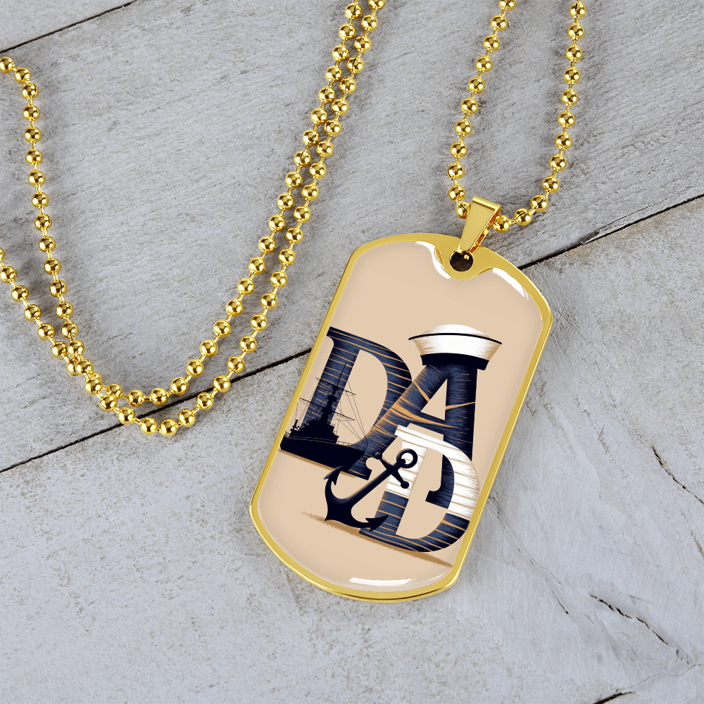 Father gift retirement personalized custom necklace fine jewelry