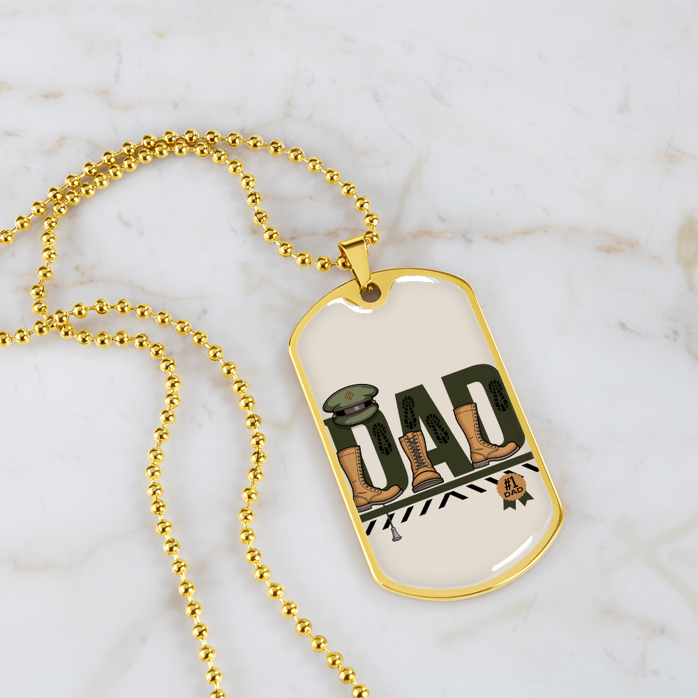 Father gift retirement personalized custom necklace fine jewelry