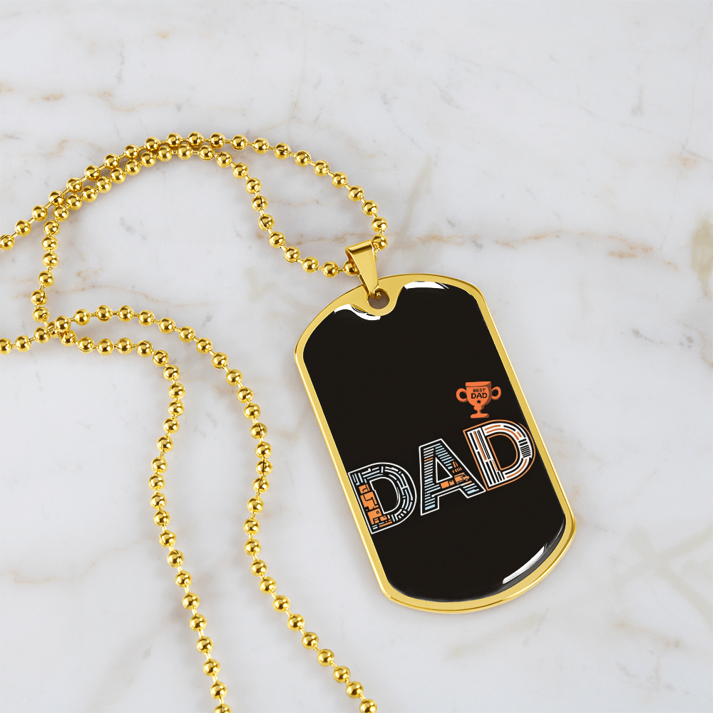 Father gift retirement personalized custom necklace fine jewelry