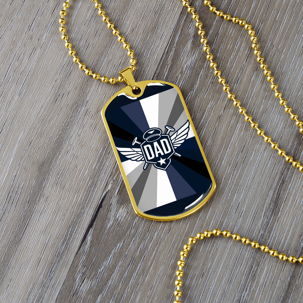 Father gift retirement personalized custom necklace fine jewelry