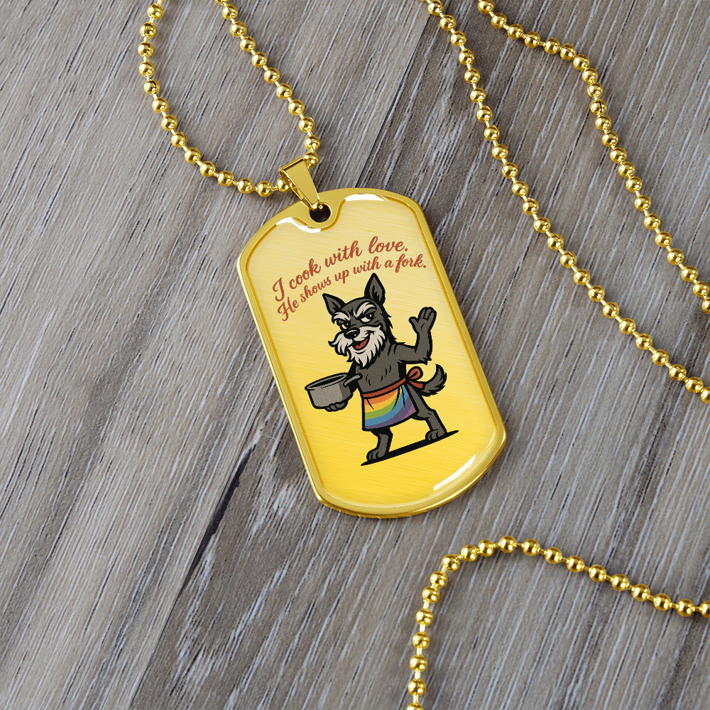 Pride Necklace Custom Name| Dog Tag Chain | Custom Dog Tag