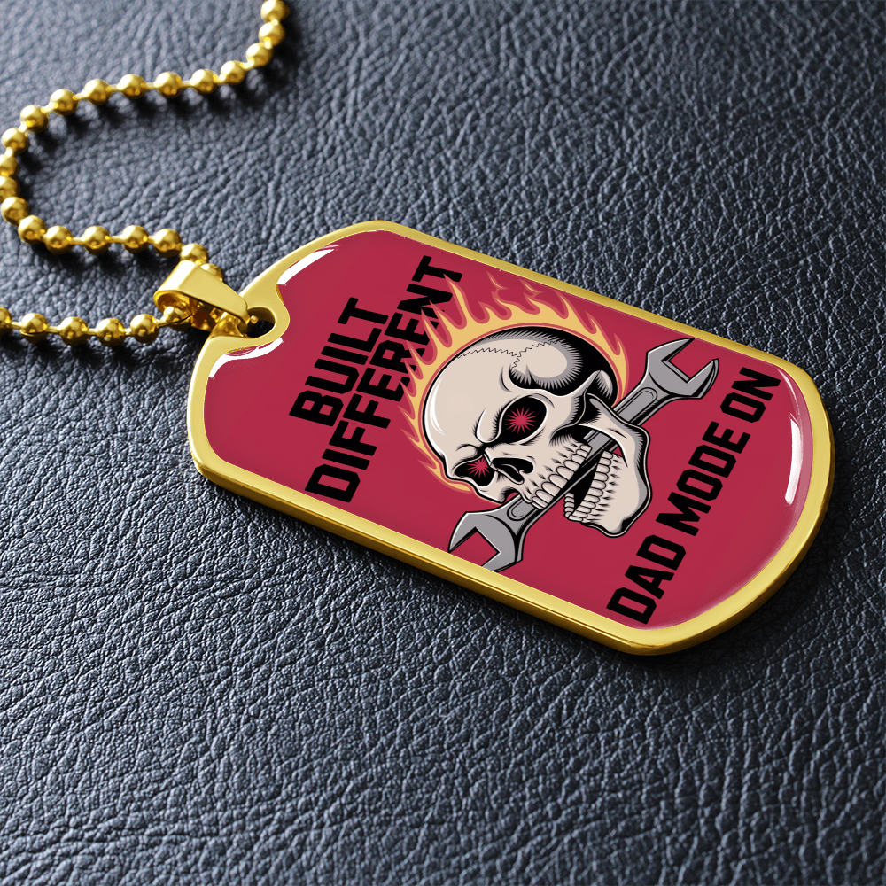 Father gift retirement personalized tag custom necklace fine jewelry