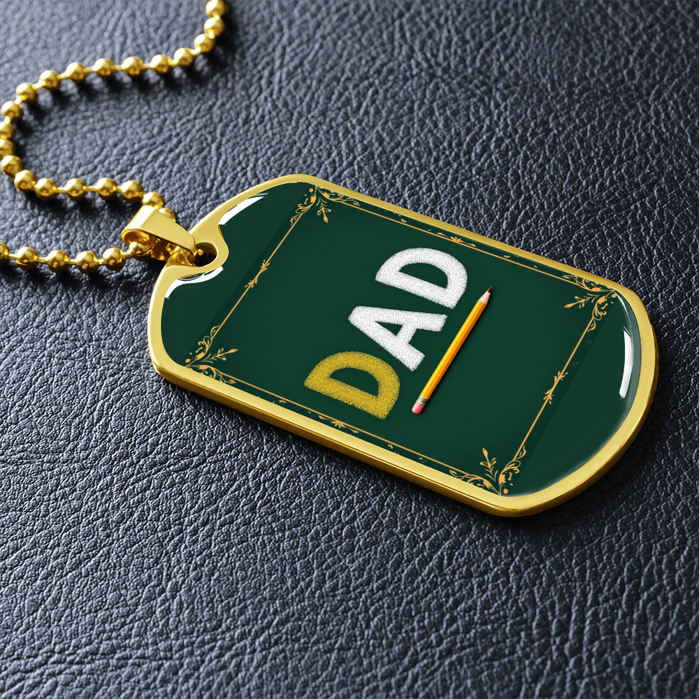 Father gift retirement personalized custom necklace fine jewelry