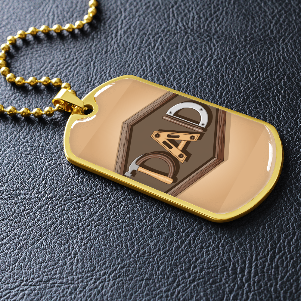 Father gift retirement personalized custom necklace fine jewelry