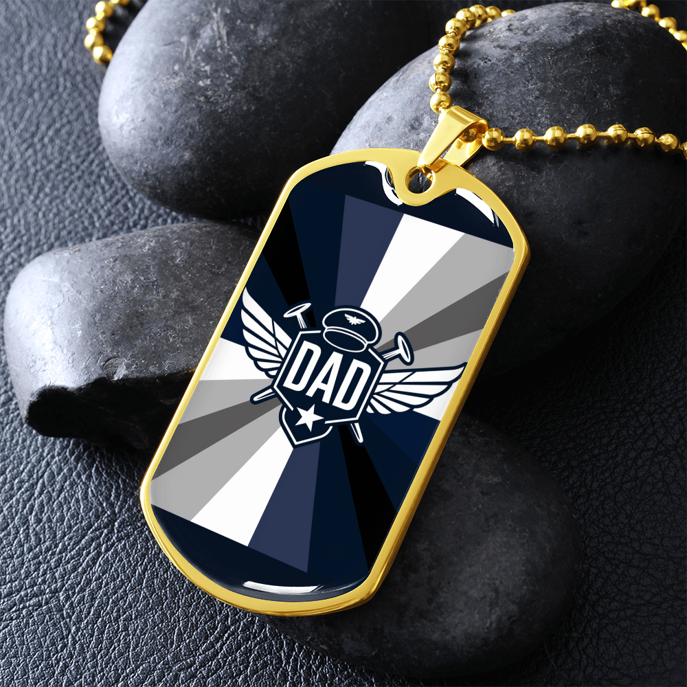 Father gift retirement personalized custom necklace fine jewelry