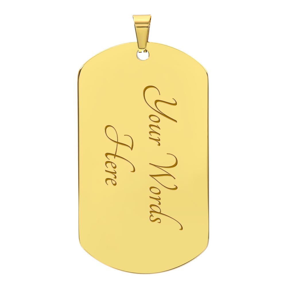 Father gift retirement personalized custom necklace fine jewelry