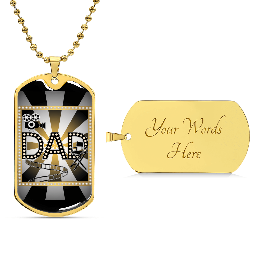 Father gift retirement personalized custom necklace fine jewelry