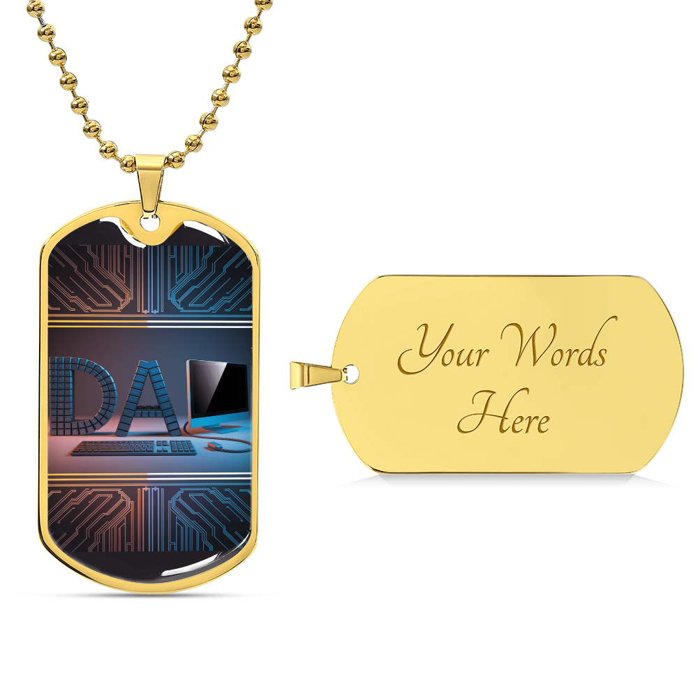 Father's Day Gift Custom Name Necklace | Personalized Necklace