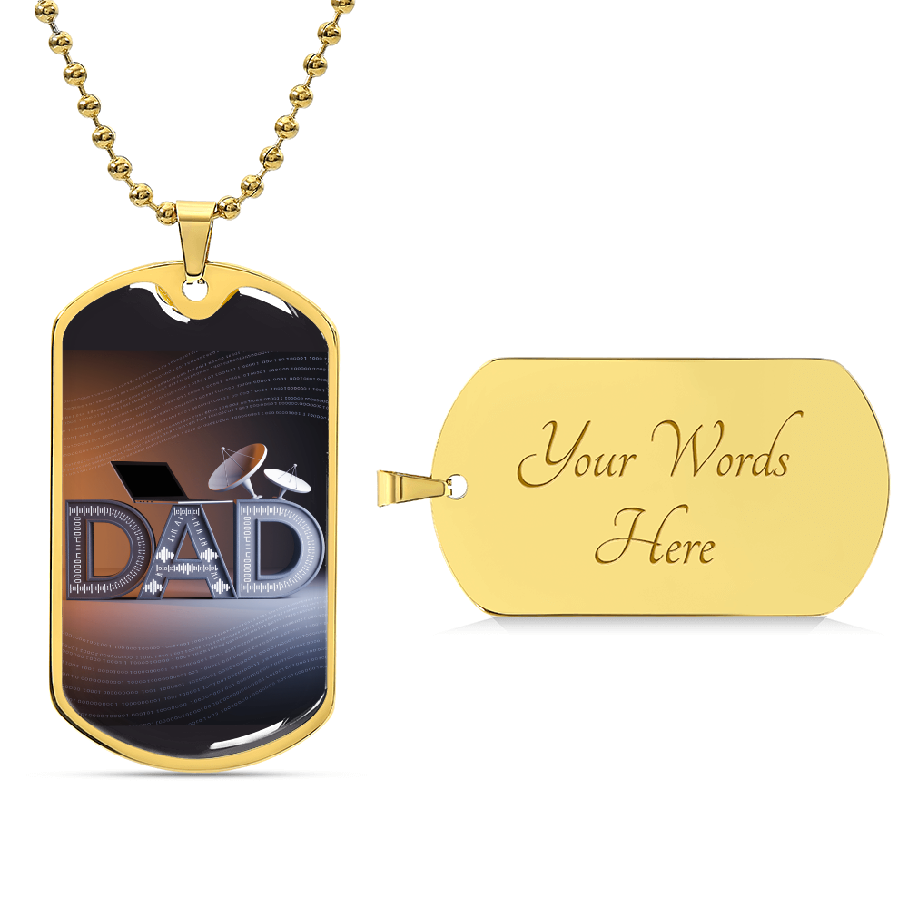 Father gift retirement custom personalized necklace fine jewelry