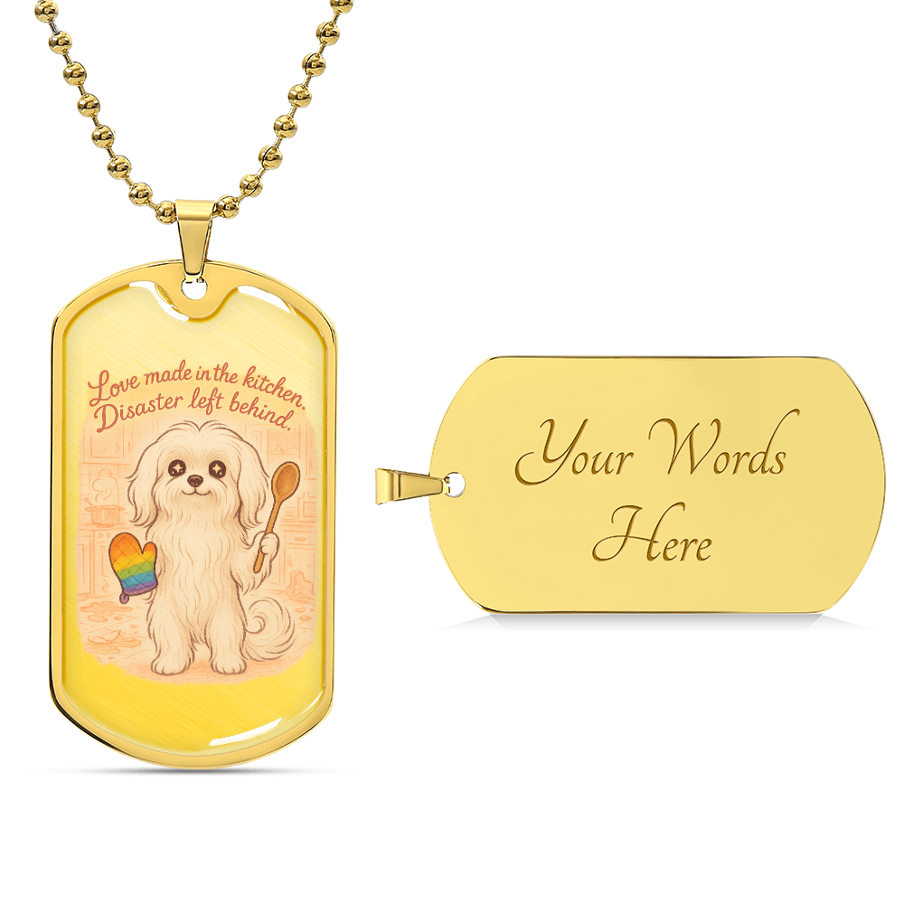 Pride Necklace Custom Name| Dog Tag Chain | Custom Dog Tag
