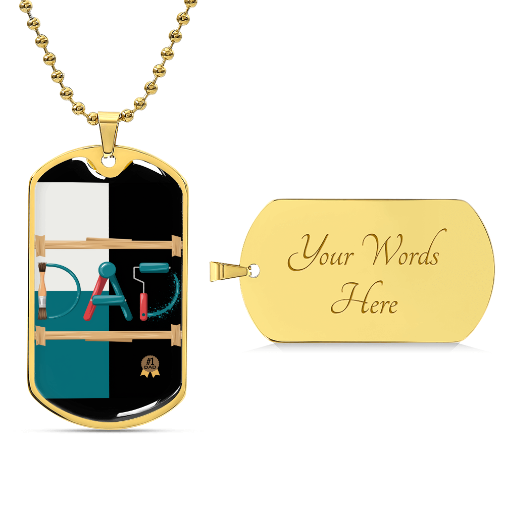 Father's Day Gift Custom Name Necklace | Personalized Necklace