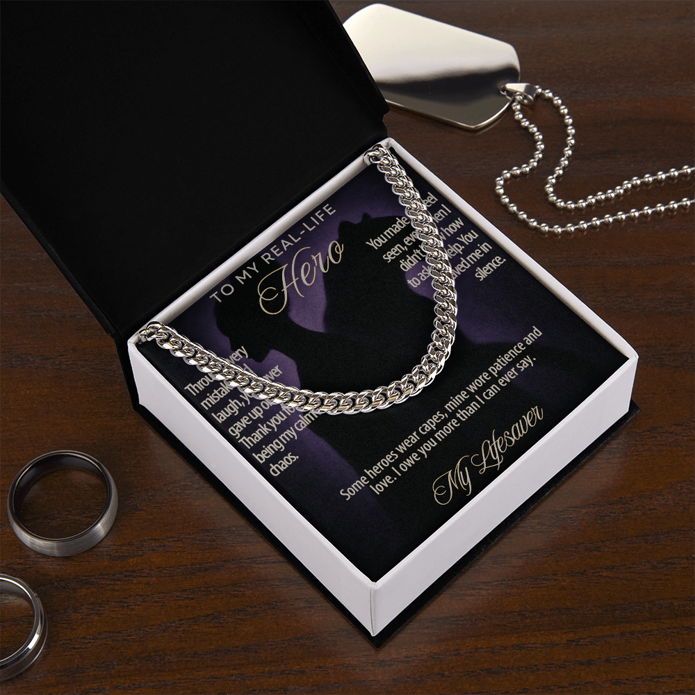 HERO brother,faders,dad,grampa,stepdad fine jewelry