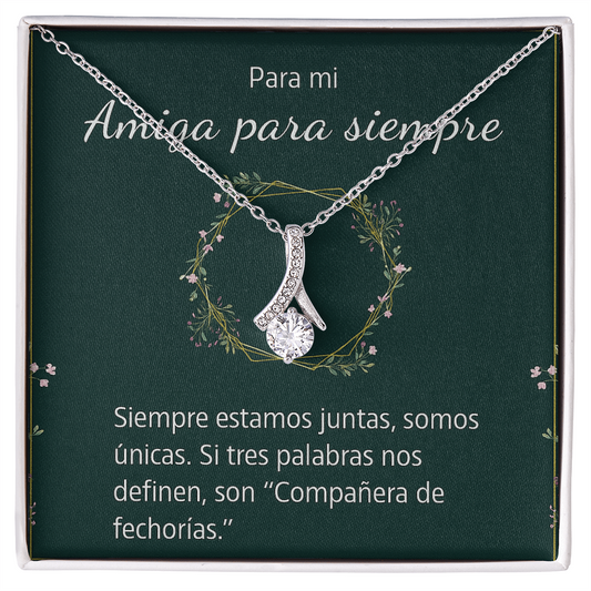 Alluring Beauty Necklace (Yellow & White Gold Variants)