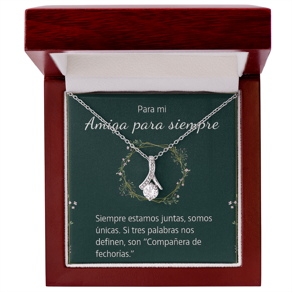 Alluring Beauty Necklace (Yellow & White Gold Variants)