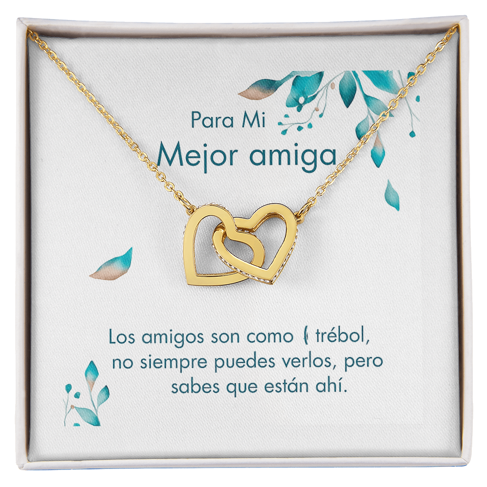 interlocking hearts necklace