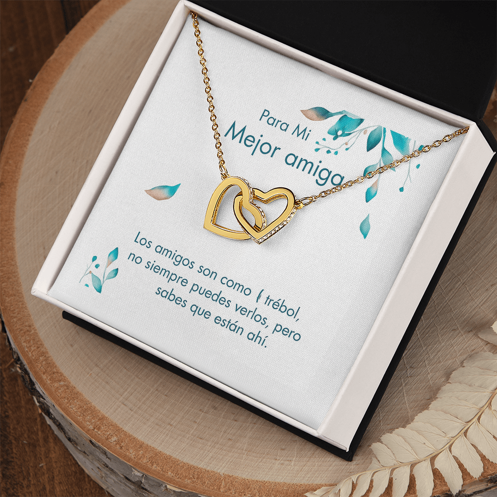 interlocking hearts necklace
