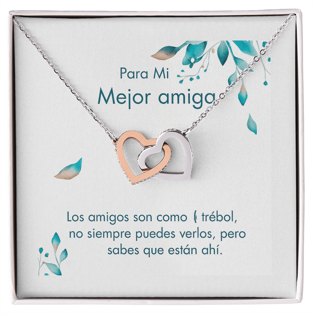 interlocking hearts necklace