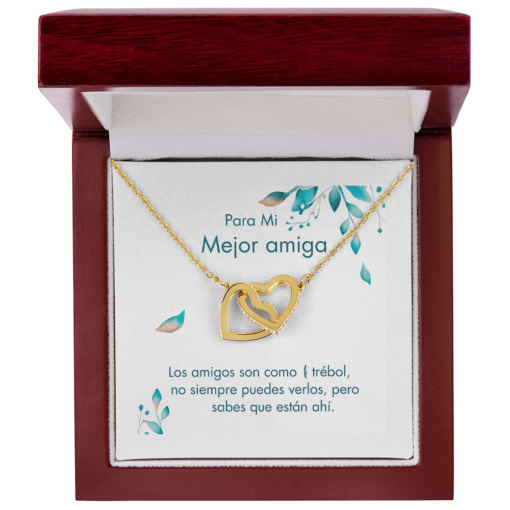 interlocking hearts necklace