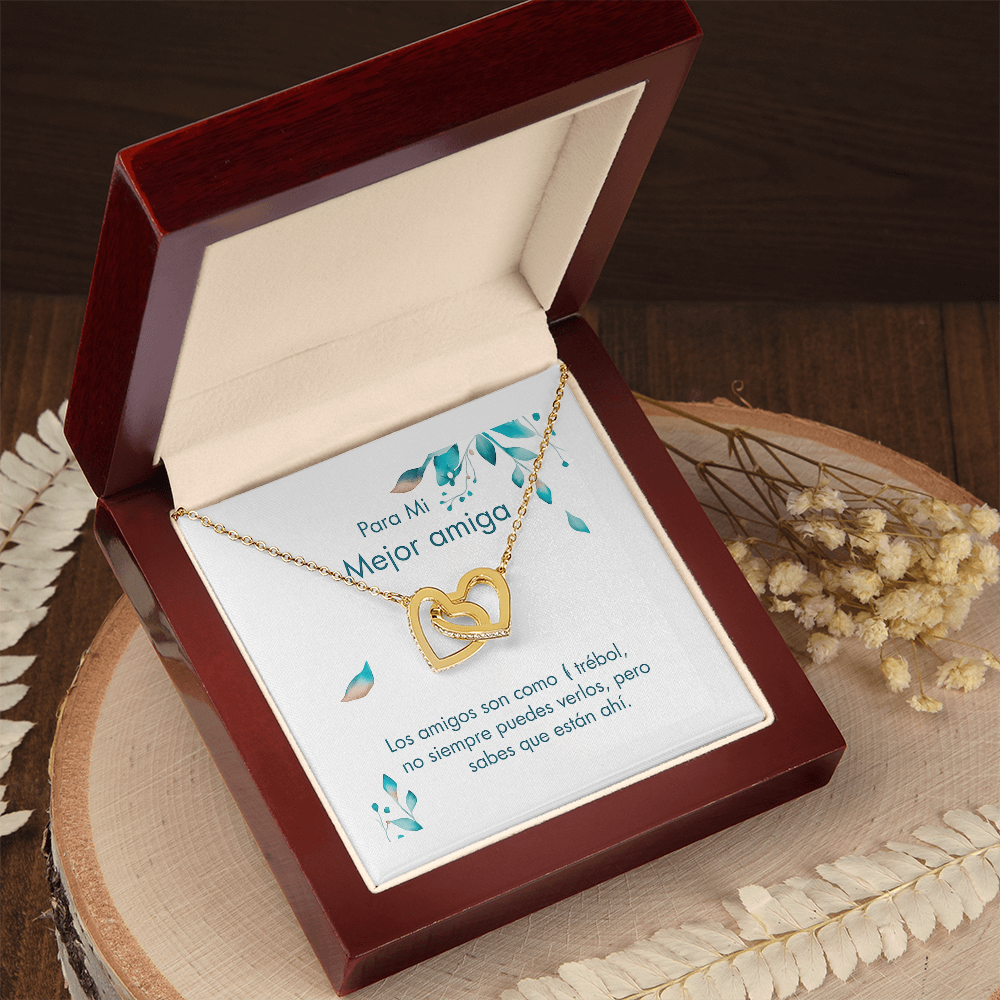 interlocking hearts necklace