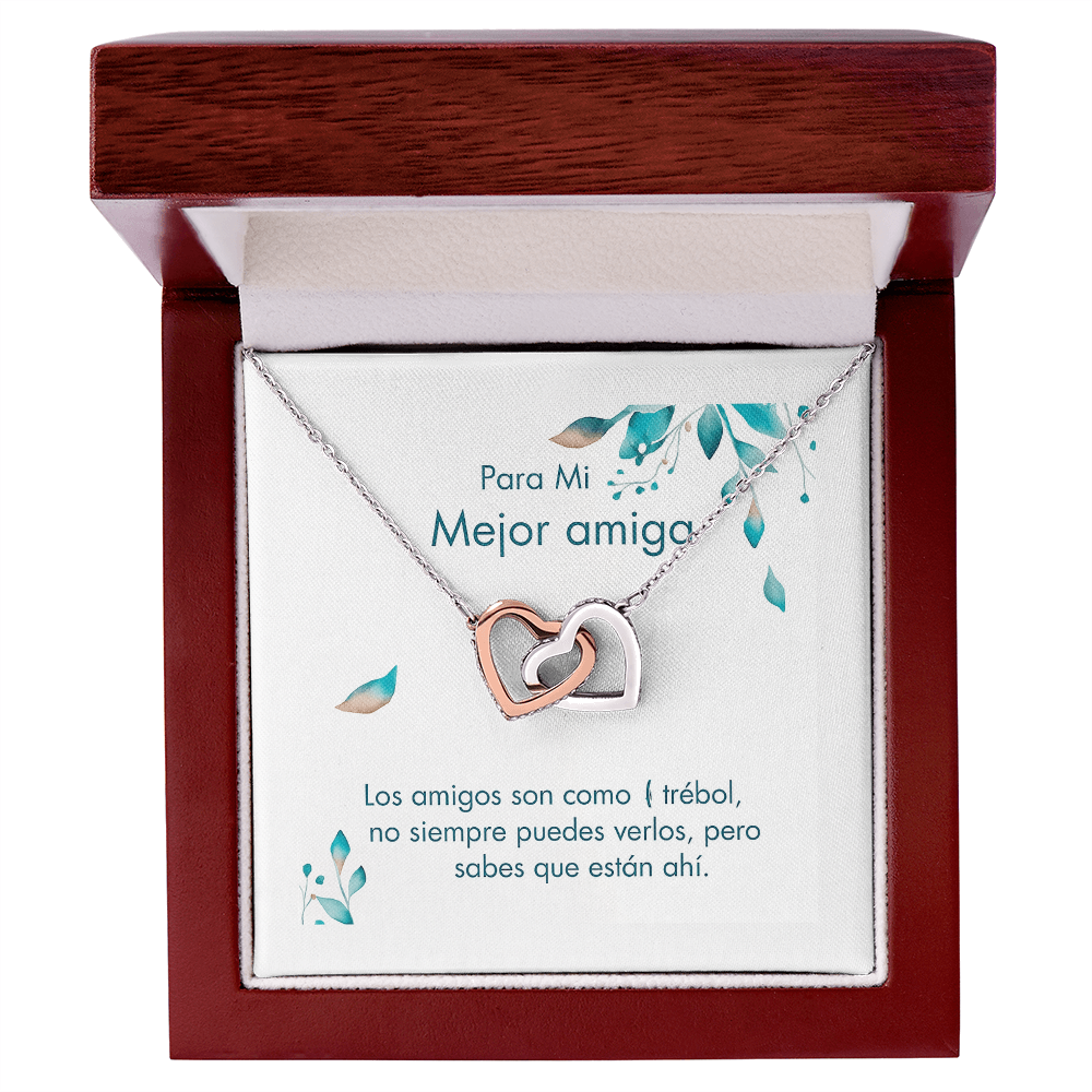 interlocking hearts necklace