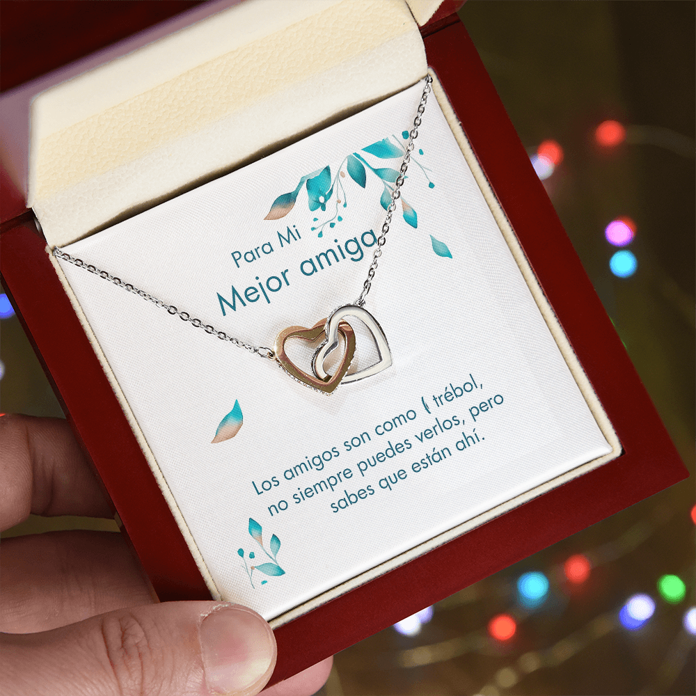 interlocking hearts necklace