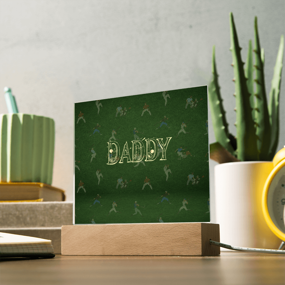 SQUARE PLAQUE father's day