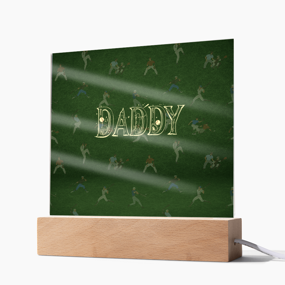 SQUARE PLAQUE father's day