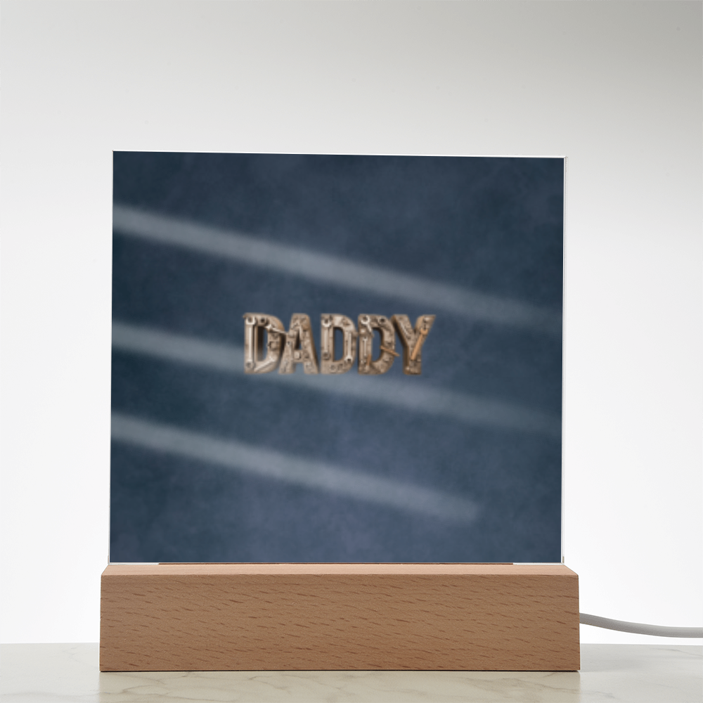 SQUARE PLAQUE father's day
