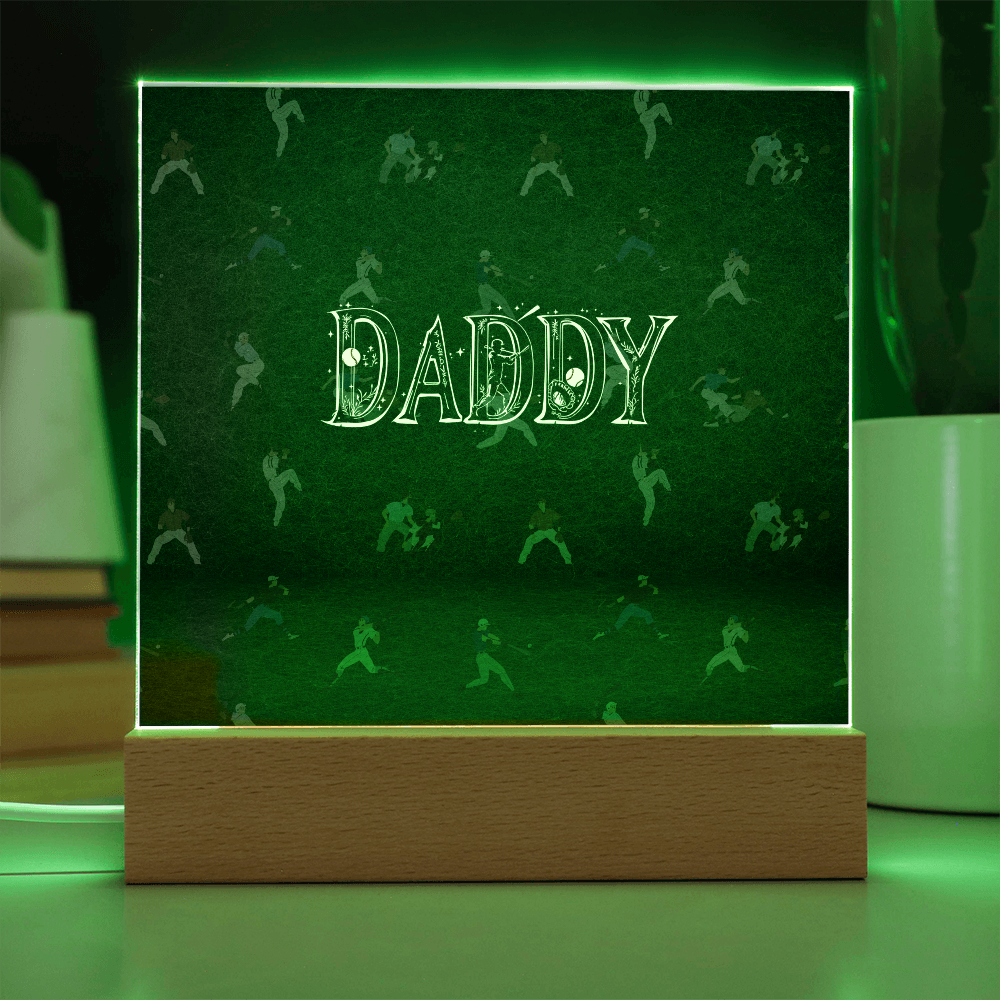SQUARE PLAQUE father's day