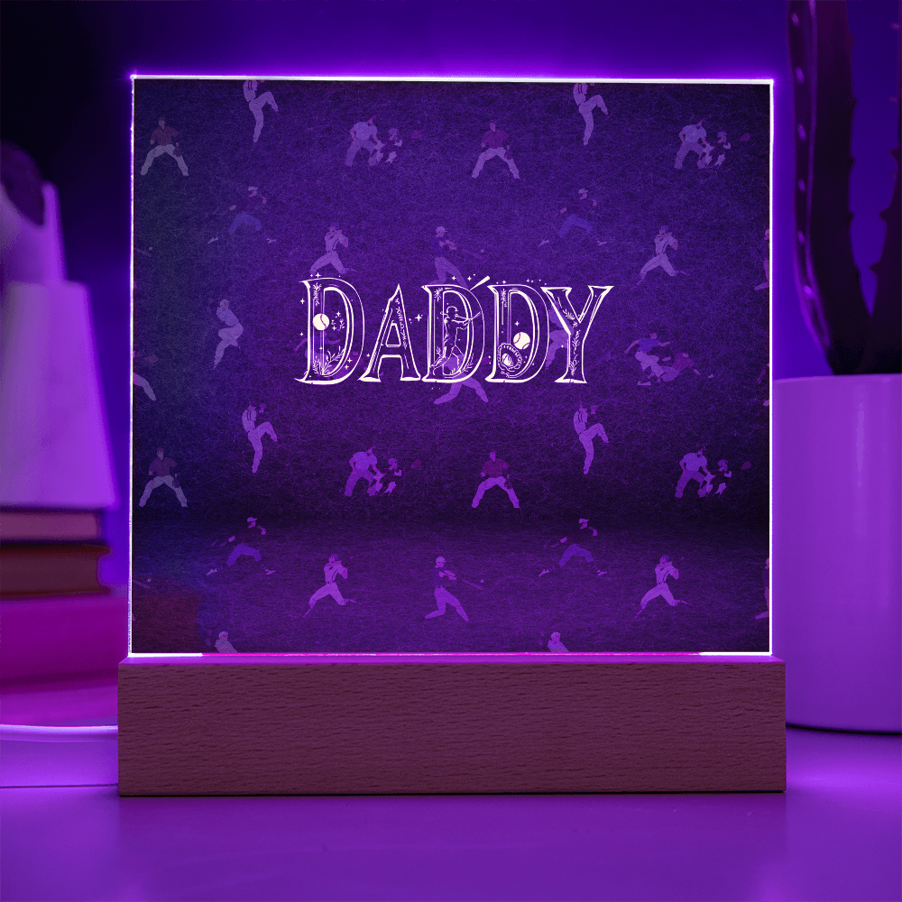 SQUARE PLAQUE father's day