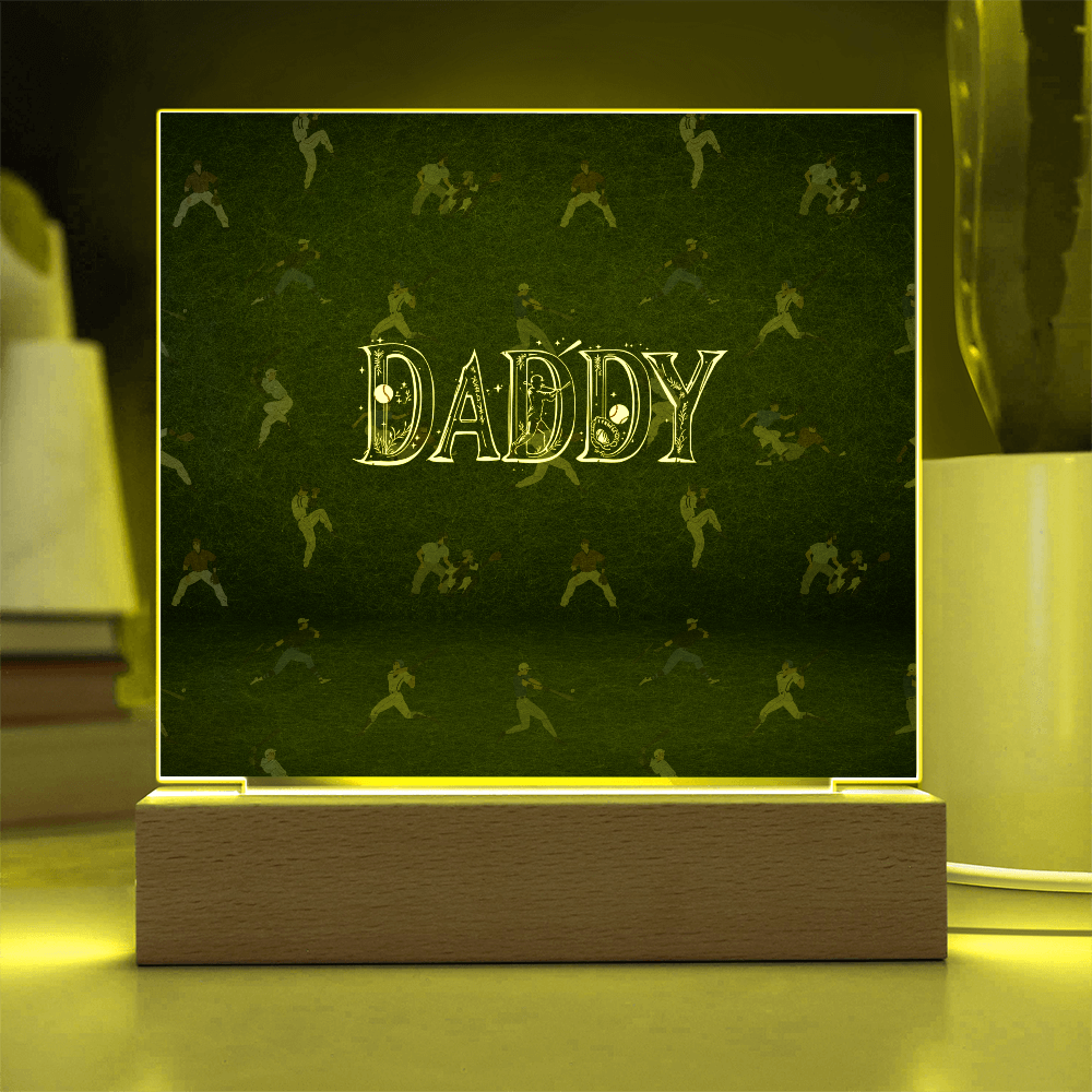SQUARE PLAQUE father's day