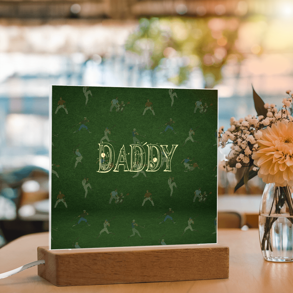 SQUARE PLAQUE father's day