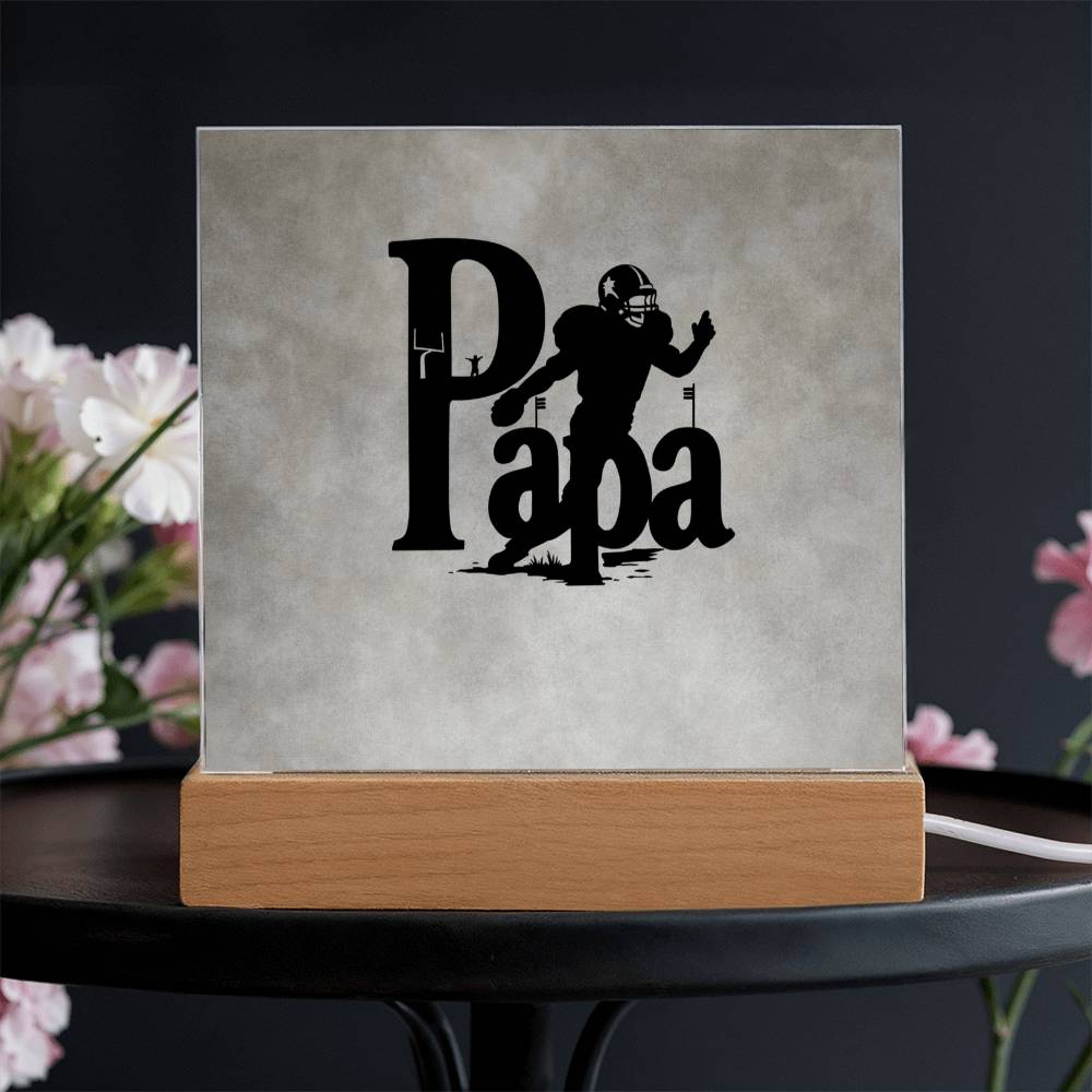 SQUARE PLAQUE father's day