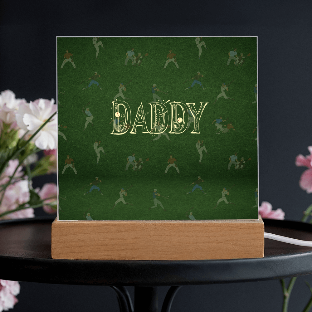 SQUARE PLAQUE father's day