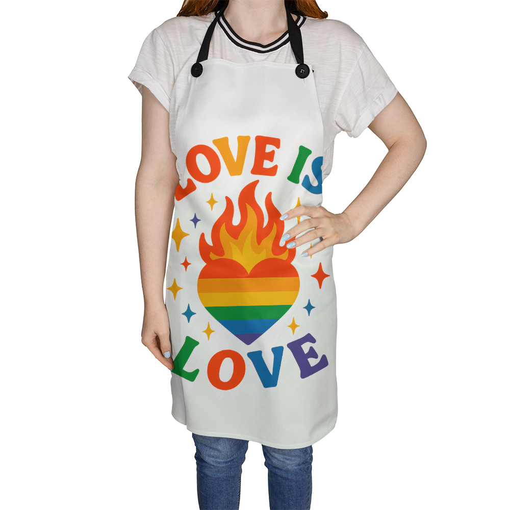 Pride custom LGBTQ apron
