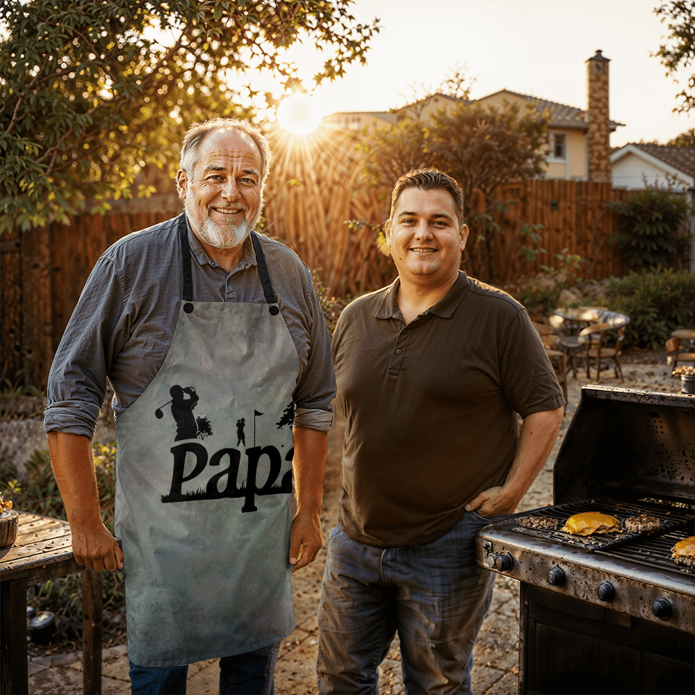 Dad's Kitchen Essential: Stylish Aprons for Men