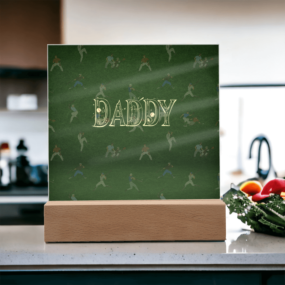 SQUARE PLAQUE father's day