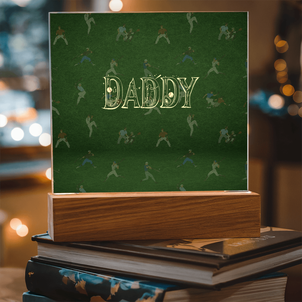 SQUARE PLAQUE father's day