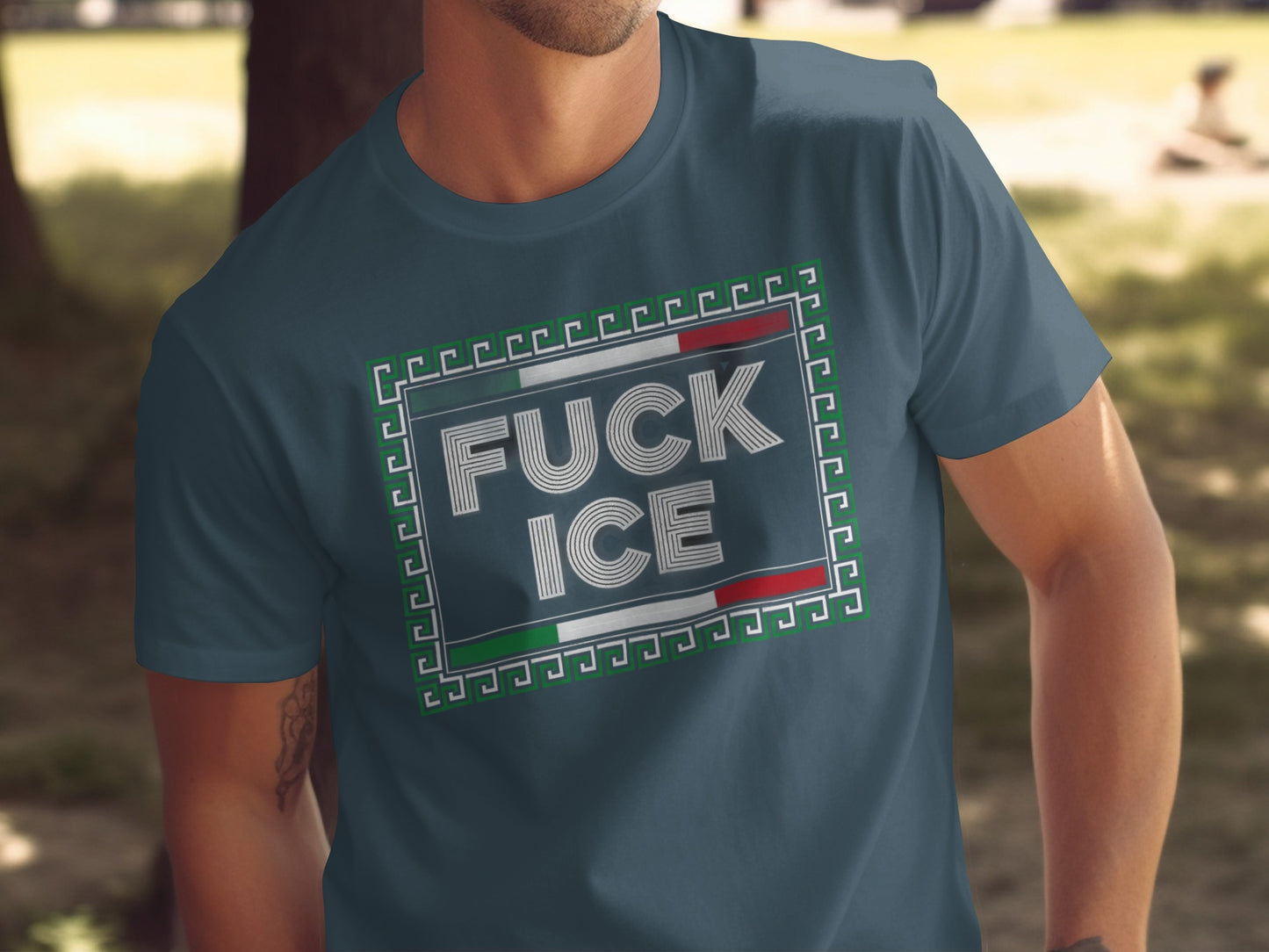 Fuck ICE Statement Short Sleeve T-shirt Product