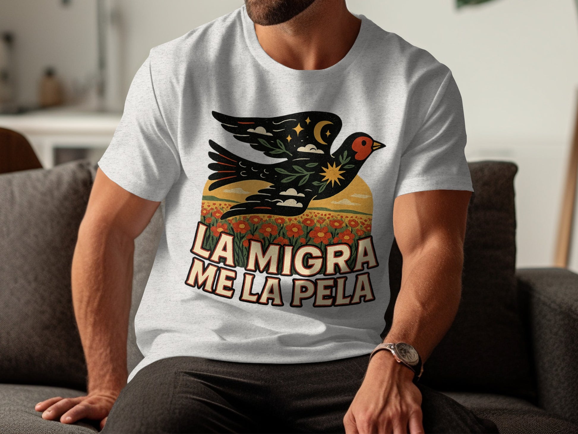 La Migra Me La Pela Graphic Tee product