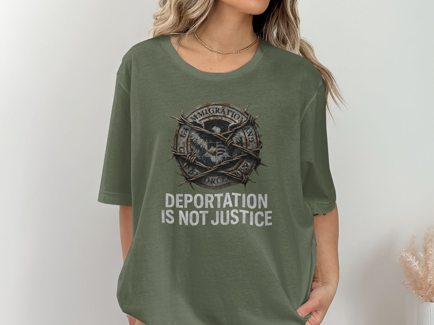 Deportation Is Not Justice Statement Shirt product type