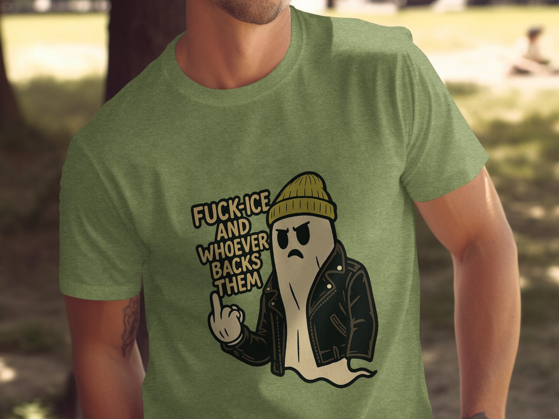Bold Statement Ghost Graphic Shirt product