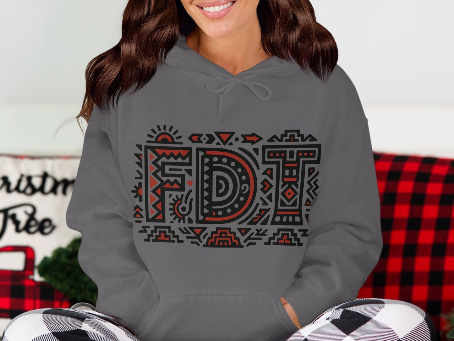 Festive FDT Hoodie with Tribal Inspired Design product