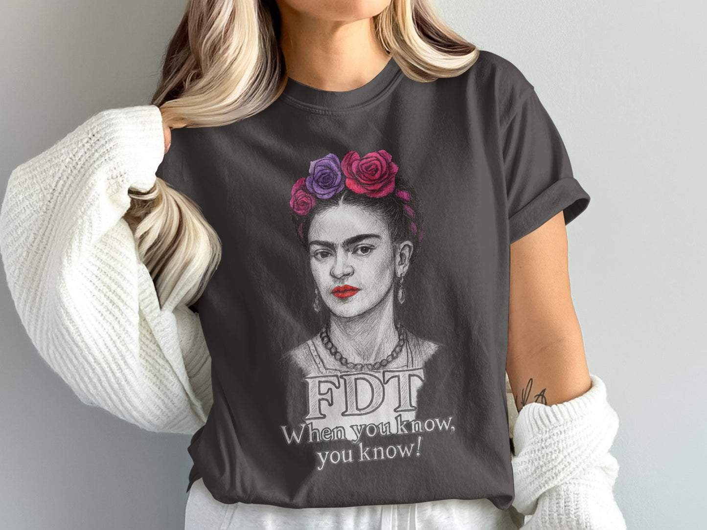 FDT When you know you know graphic t shirt product