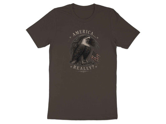 America...Really? Vintage Eagle Graphic T-Shirt