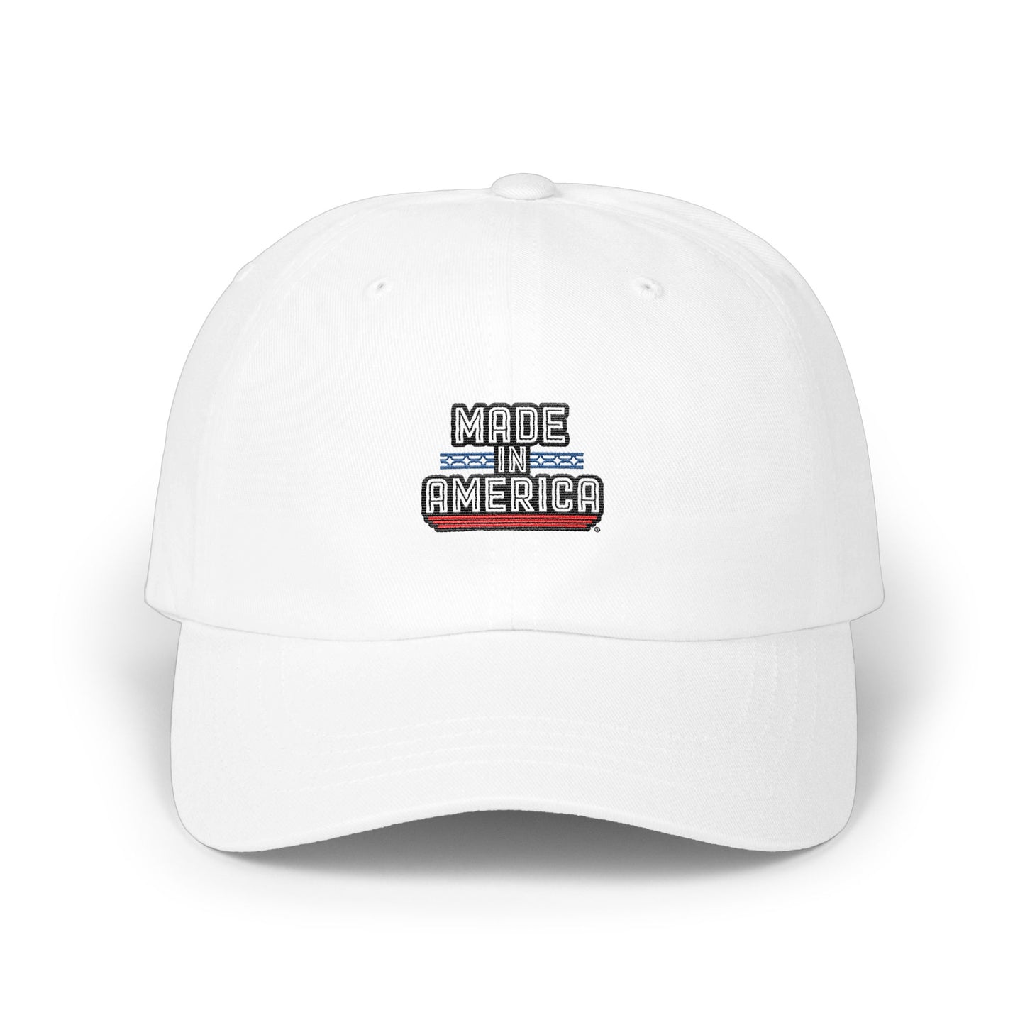 Made in America Stylish White Baseball Cap product